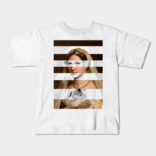 Woman with a Veil by Raphael and Hedy Lamarr Kids T-Shirt